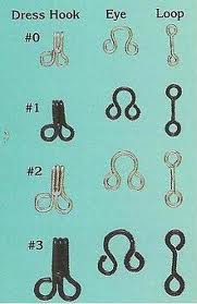 50 Sets Red Hook Eye Closure Hook and Eye Clasp Clothing Hook